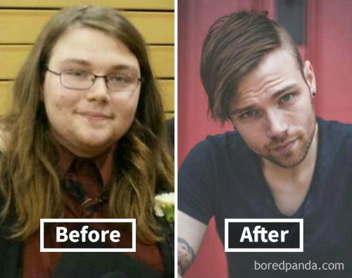 Удивительное преображение лиц людей после похудения