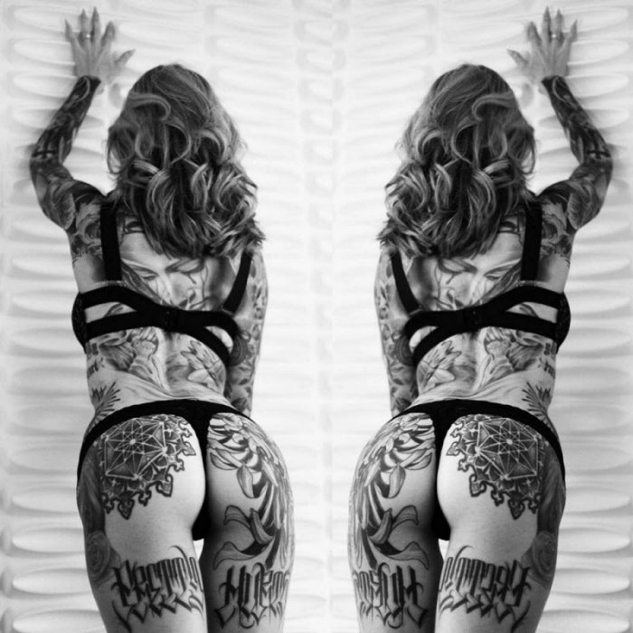 Татуированные девушки , татуировки